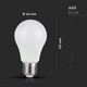 V-Tac 10W Smart Home LED pære - Google Home, Amazon Alexa kompatibel, E27