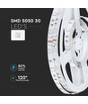 V-Tac 4,8W/m RGB LED strip - 5m, 30 LED per meter!