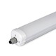 V-Tac vanntett 24W komplett LED armatur - 120 cm, 160 lm/W, gjennomgangskobling, IP65, 230V