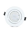 3-pakning 5W Innfellingsspot - Innendørs, hvit front, komplett med GU10-holder og LED-spot