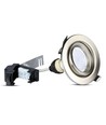 V-Tac 3-pak downlights med 5W lyskilde - Stål front, komplett med GU10 holder og LED spotter, innendørs