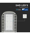 V-Tac 50W LED gatelys - Samsung LED chip, Ø60mm, IP65, 137lm/w