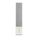 V-Tac 4W bordlampe hvit/sølv - Touch dimbar, oppladbart