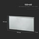 V-Tac 120x60 LED panel - 40W, 120lm/w, Samsung LED chip, hvit kant