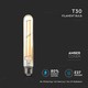 V-Tac 6W LED pære - Karbon filamenter, T30, ekstra varm hvit, 2200K, E27