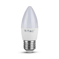 LED pærer Restsalg: V-Tac 5.5W LED stearinlys pære - 200 grader, E27