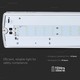 V-Tac 4W LED exit skilt - Til veggmontering, 190 lumen, inkl. batteri og piktogrammer