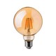 V-Tac 8W LED globe pære - Karbon filamenter, Ø12,5 cm, dimbar, ekstra varm hvit, E27