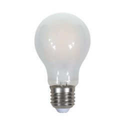 E27 vanlig LED V-Tac 9W LED pære - Karbon filamenter, mattert glass, E27