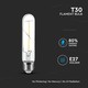 V-Tac 2W LED pære - Karbon filamenter, T30, E27