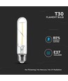 V-Tac 2W LED pære - Karbon filamenter, T30, E27