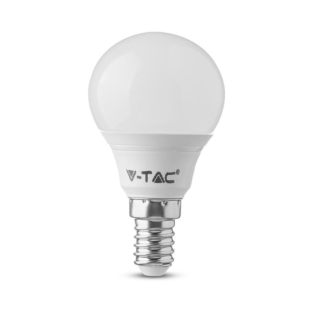 Bilde av V-tac 5,5w Led Pære - Samsung Led Chip, P45, E14 - Dimbar : Ikke Dimbar, Kulør : Varm