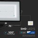 V-Tac 100W LED lyskaster - Samsung LED chip, arbeidslampe, utendørs