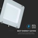 V-Tac 200W LED lyskaster - Samsung LED chip, arbeidslampe, utendørs