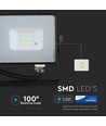 V-Tac 10W LED lyskaster - Samsung LED chip, arbeidslampe, utendørs