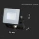 V-Tac 10W LED lyskaster - Samsung LED chip, arbeidslampe, utendørs