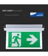 V-Tac taklampe LED exit skilt - 2W, Samsung LED chip