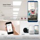 V-Tac 60x60 Smart Home LED panel - Tuya/Smart Life, 40W, virker med Google Home, Alexa og smartphones, hvit kant