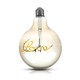 V-Tac 5W LED Love globe pære - Karbon filamenter, Ø12,5 cm, ekstra varm hvit, E27