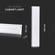 V-Tac 1,5W avlang sensor lampe - Til batteri, Samsung LED chip, perfekt til overskap