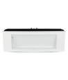 V-Tac 4W LED exit skilt - For vegg/tak/innfelt montering, 110 lumen, inkl. batteri og piktogrammer