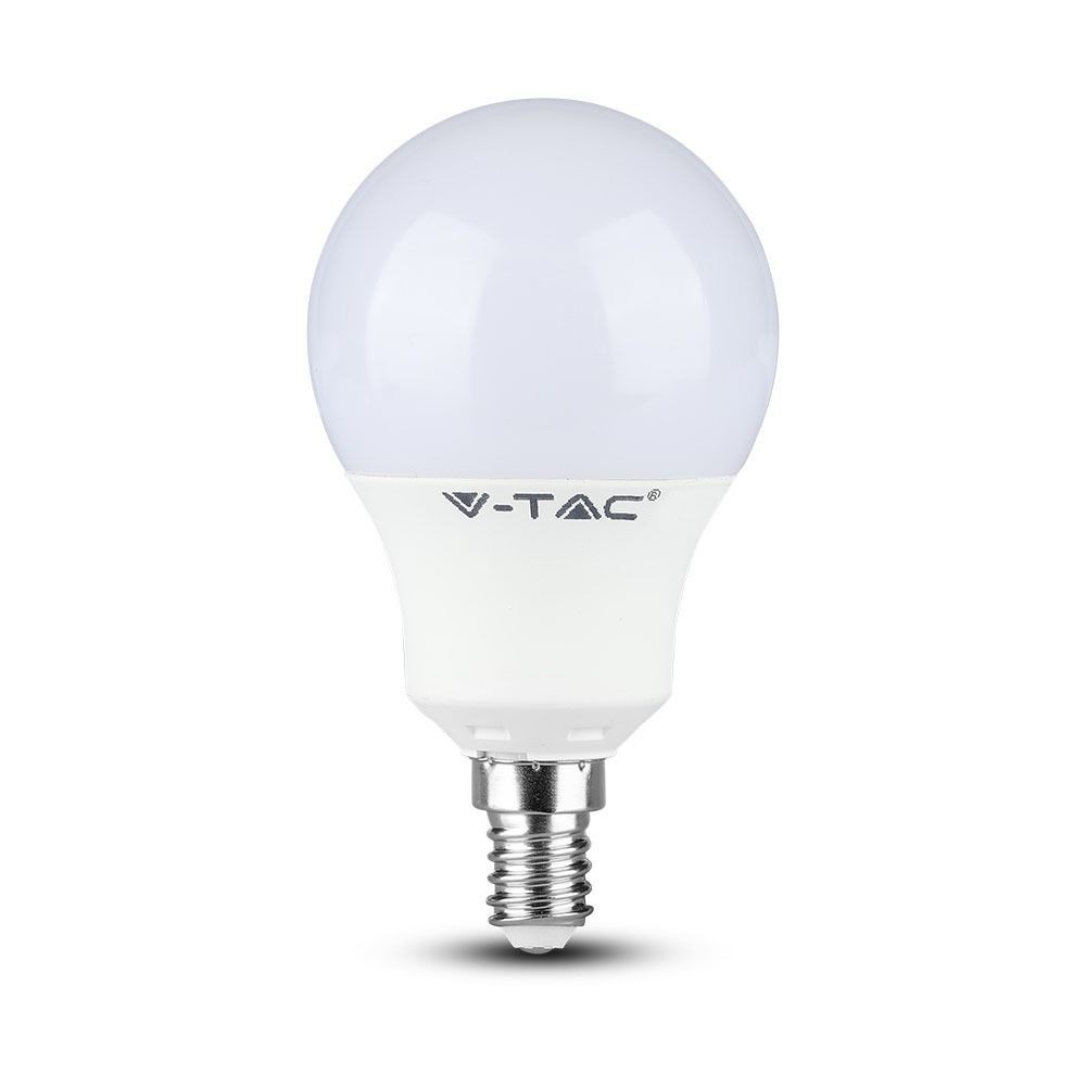 V-Tac 9W LED pære - Samsung LED chip, A58, E14 - Dimbar : Ikke dimbar, Kulør : Varm