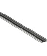 Aluprofil Type D til innendørs IP20 LED strip - Lav, 1 meter, ubehandlet aluminium, velg deksel