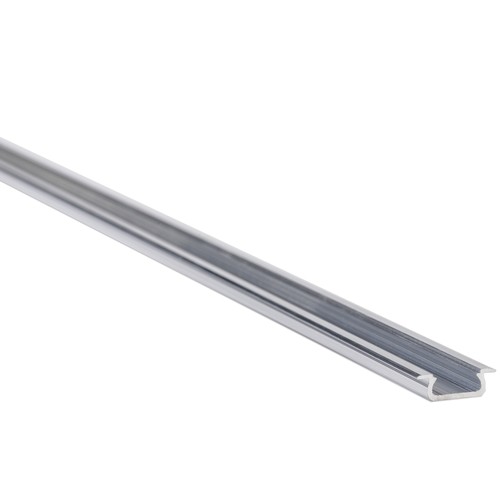 Aluprofil Type Z for innendørs IP20 LED strip - Innfelt, 1 meter, ubehandlet aluminium
