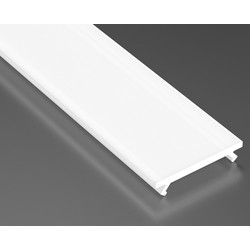 Alu / PVC profiler Melkehvit deksel for aluprofil - 1 meter, passer Type A, C, D og Z