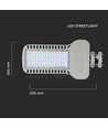 V-Tac 100W LED gatelys - Samsung LED chip, Ø60mm, IP65, 135lm/w