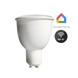 WiFi Restsalg: V-Tac 4,5W Smart Home LED spot - Tuya/Smart Life, virker med Google Home, Alexa og smartphones, 230V, GU10