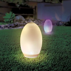 Lamper V-Tac RGB+W LED egg - Solcelle, Ø18,8 cm