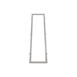 Store paneler Restsalg: Innbyggingsramme for 120x30 LED panel - Passende for trebetong og gips, hvit kant, (Gammel modell)