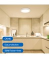 Outlet: LED Downlight Pro Rund 6W - Varm Hvit 3000K, Matt Hvit, Plast