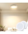 Outlet: LED Downlight Pro Rund 6W - Varm Hvit 3000K, Matt Hvit, Plast