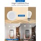 Outlet: LED Downlight Pro Rund 6W - Varm Hvit 3000K, Matt Hvit, Plast