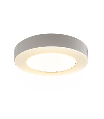 Outlet: LED Downlight Pro Rund 6W - Varm Hvit 3000K, Matt Hvit, Plast