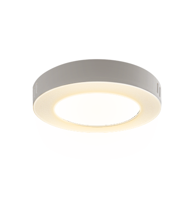 Outlet: LED Downlight Pro Rund 6W - Varm Hvit 3000K, Matt Hvit, Plast