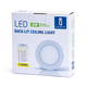 Outlet: LED Downlight Pro Rund 6W - Varm Hvit 3000K, Matt Hvit, Plast