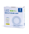 Outlet: LED Downlight Pro Rund 6W - Varm Hvit 3000K, Matt Hvit, Plast