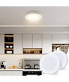 Utsalg: LED Downlight Pro Rund 6W - Naturlig Hvit 4000K, Matt Hvit, Plast