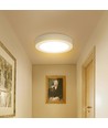 Outlet: LED Downlight Pro, Påbygging Rund 12W - Varm Hvit 3000K, Matt Hvit, Plast