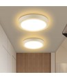 Outlet: LED Downlight Pro, Påbygging Rund 12W - Varm Hvit 3000K, Matt Hvit, Plast