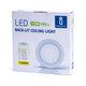 Outlet: LED Downlight Pro, Påbygging Rund 12W - Varm Hvit 3000K, Matt Hvit, Plast