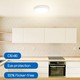 Outlet: LED Downlight Pro, Overflatemontert Rund 12W - Naturlig Hvit 4000K, Matt Hvit, Plast