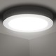 Outlet: LED Downlight Pro, Overflatemontert Rund 12W - Naturlig Hvit 4000K, Matt Hvit, Plast