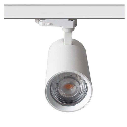 Outlet: 28W 3-faset RA90 hvit skinnespot - Citizen LED chip, Flicker free
