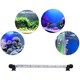48 cm akvarie armatur - 5W LED, hvit/blå, med sugekopper, IP67