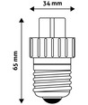 E27 til G9 adapter