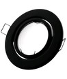 GU10/MR16 Downlight-sett - Uten lyskilde, Sort, Hull: Ø7 cm, Mål: Ø9 cm